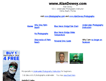 Tablet Screenshot of alandewey.com